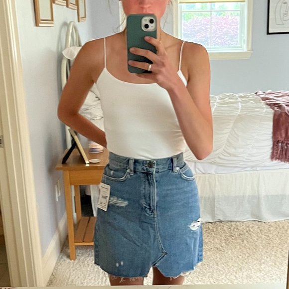 Free People Denim Skirt NWT - Picture 1 of 3